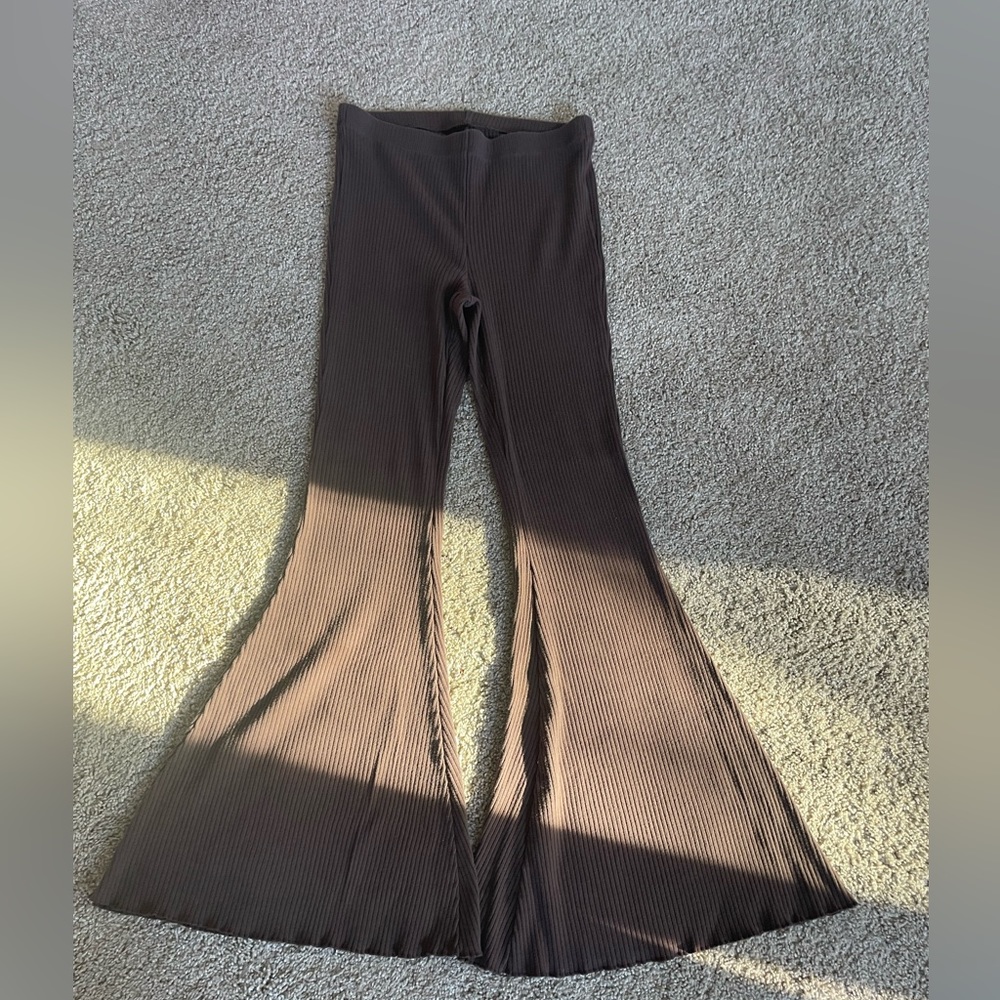 Aerie ribbed flair leggings